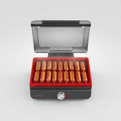Large Electric Grill Pan 500°F Easy Clean Cooking Surface