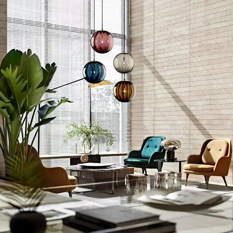 Stylish Glass Ball Pendant Lighting