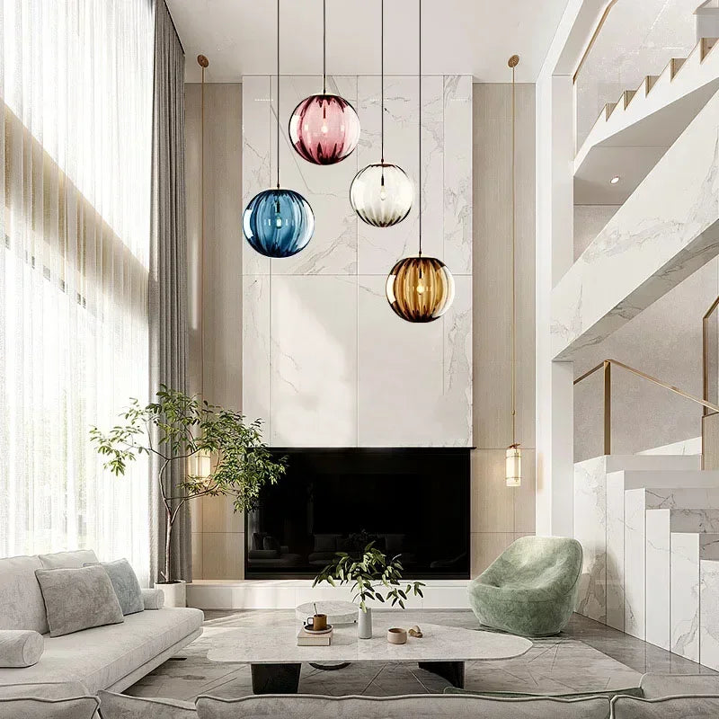 Stylish Glass Ball Pendant Lighting