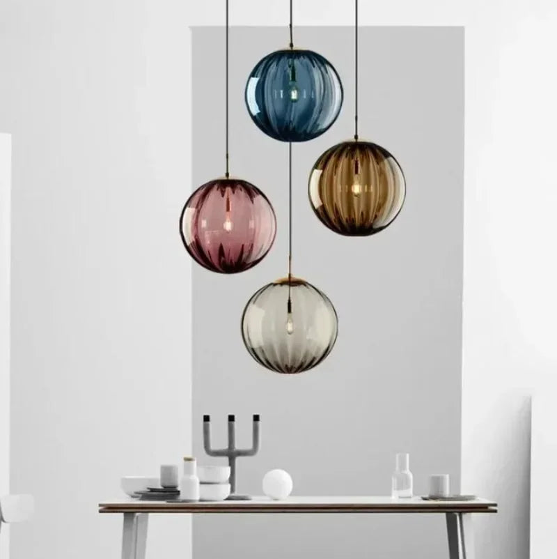 Stylish Glass Ball Pendant Lighting