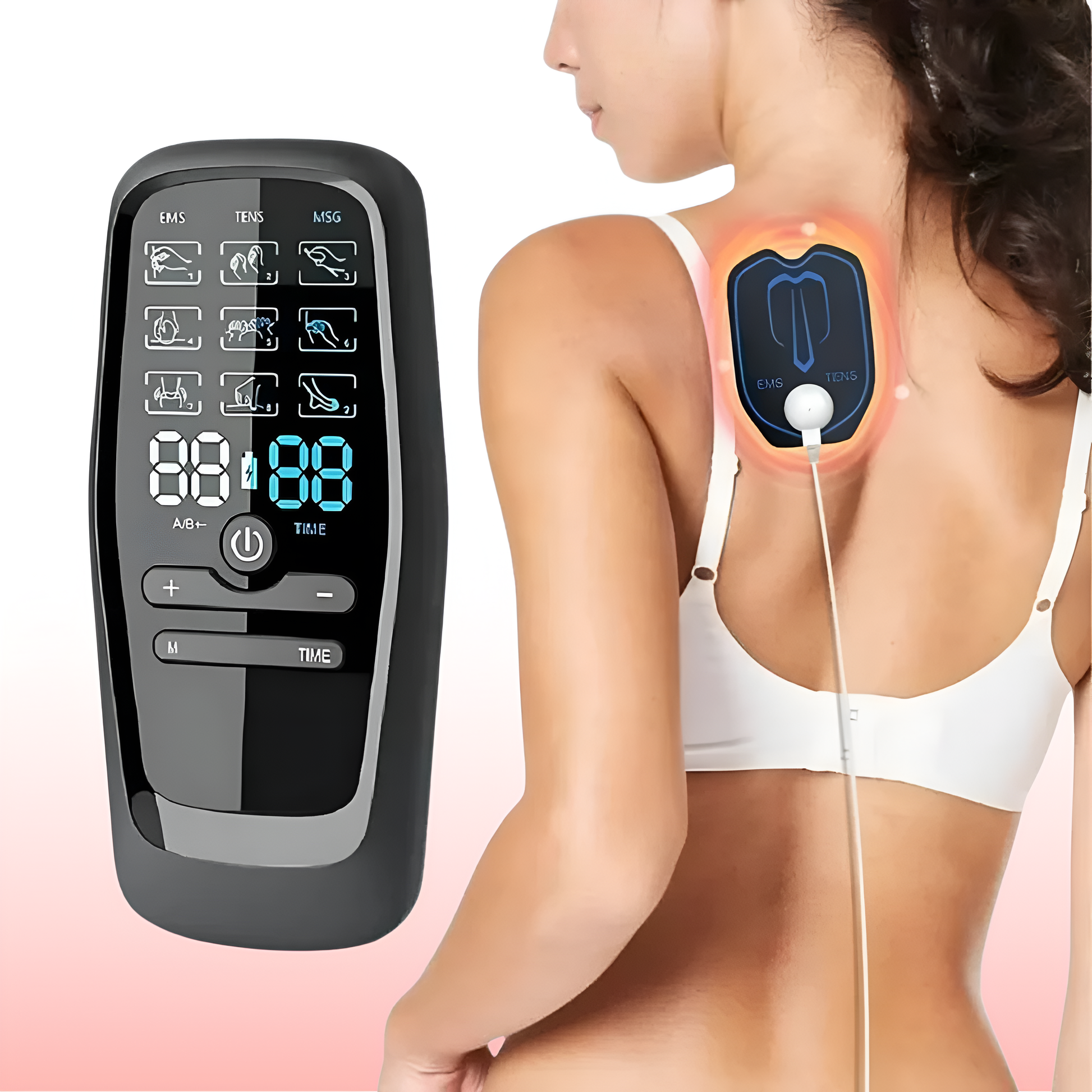 Portable Electronic Pain Relief Muscle Stimulator Device - Lusomart