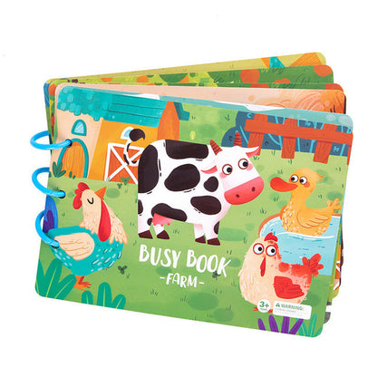 Fun Educational Book for Children: Dinos and Farm Friends - Lusomart