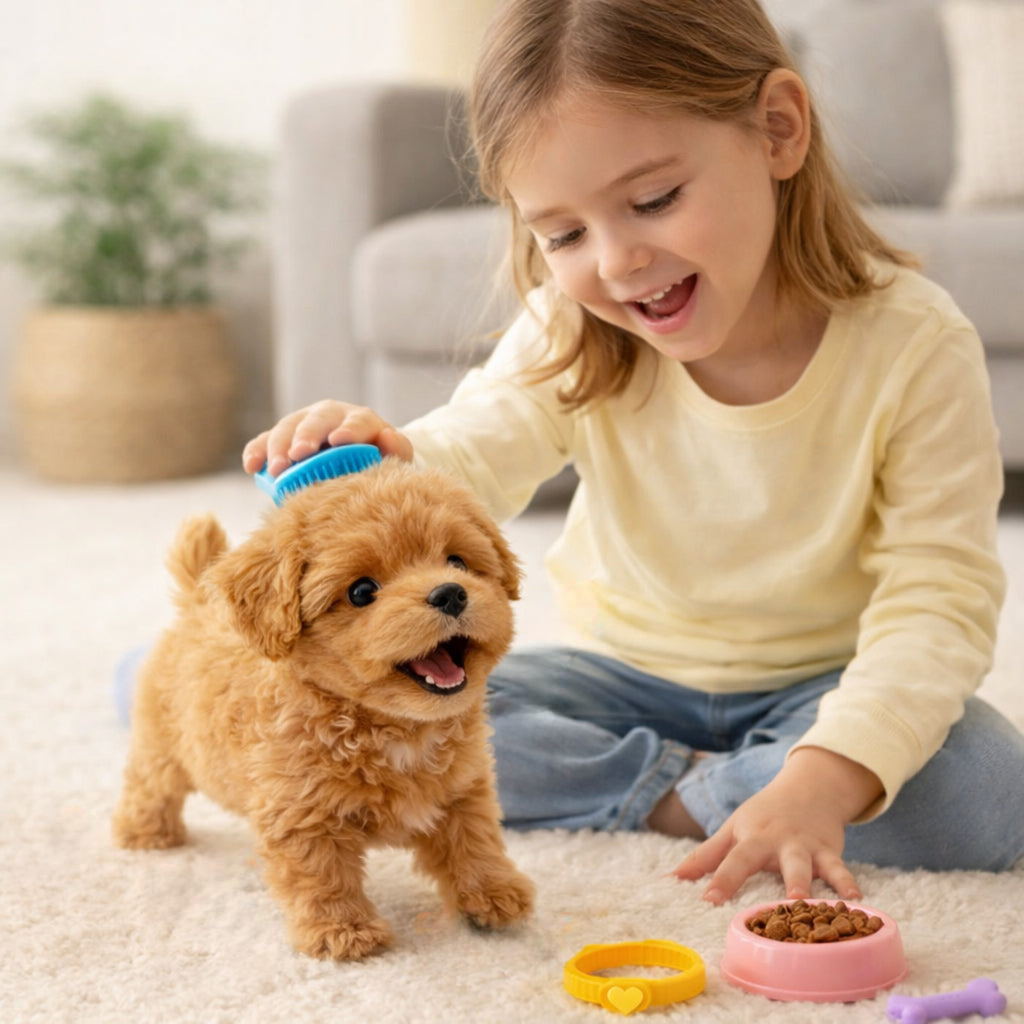 Fun Animated Puppy Dog Toy with Sound Effects - Lusomart