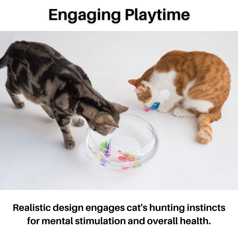 Interactive Cat Toy Set with Realistic Swimming Motion and Light – Best Cat Toys for Active Play 2