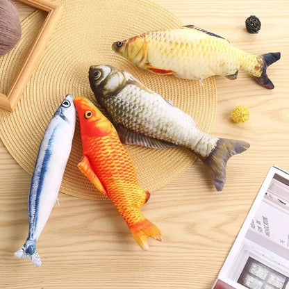 Interactive Dog Toy - Realistic Moving Fish with Motion Sensor, Rechargeable Battery, Safe for All Dogs 1