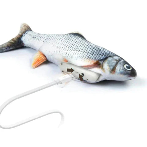 Interactive Dog Toy - Realistic Moving Fish with Motion Sensor, Rechargeable Battery, Safe for All Dogs 4
