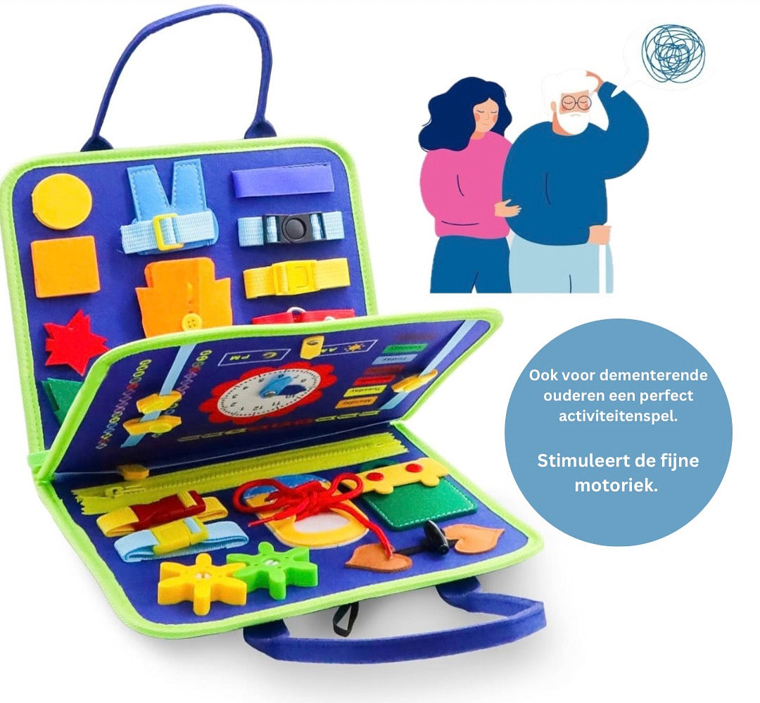 Fun Textured Playbook for Kids - Learning Through Play - Lusomart