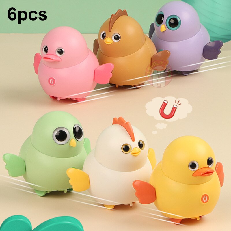 Interactive Magnetic Duck Family Playset – Durable ABS Toys for Creative Play 5