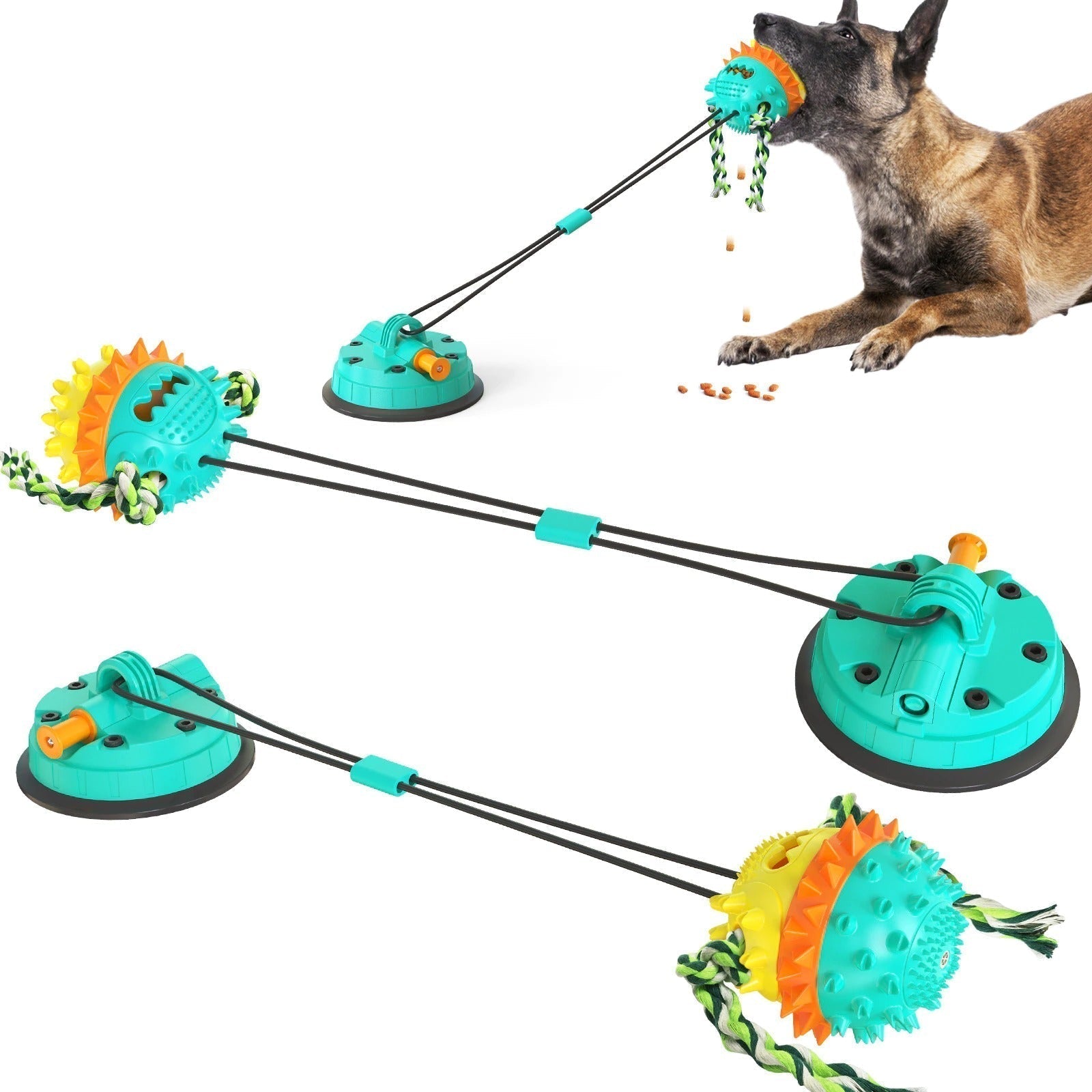 Fun Interactive Dog Chew Toy with Rolling Ball - Lusomart