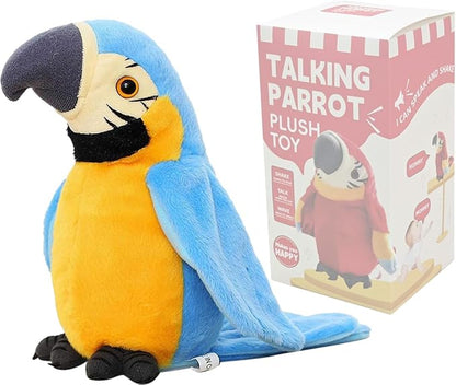 Interactive Talking Parrot Toy for Kids – Language Development, Movable Wings and Head, Soft Plush 4