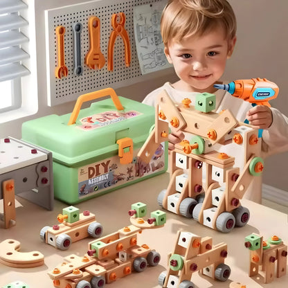 Fun Kids' Building Tool Kit Set - Lusomart