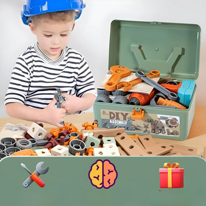 InventorCase™ – Creative Building Set with Tools – Construction Playset 1