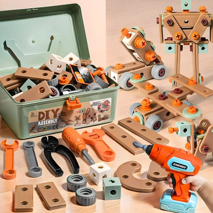 InventorCase™ – Creative Building Set with Tools – Construction Playset 5