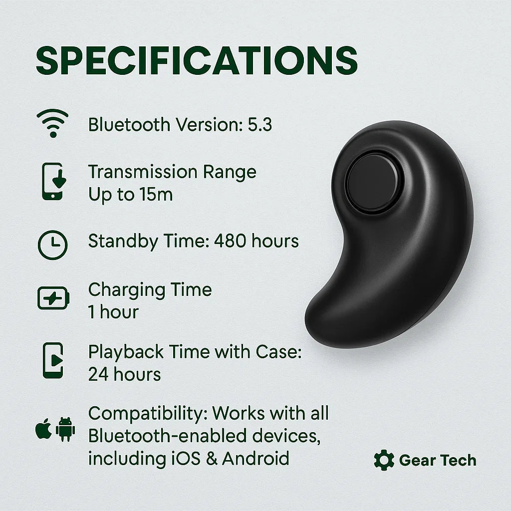 Comfortable Sleep Earbuds Wireless Bluetooth Headphones