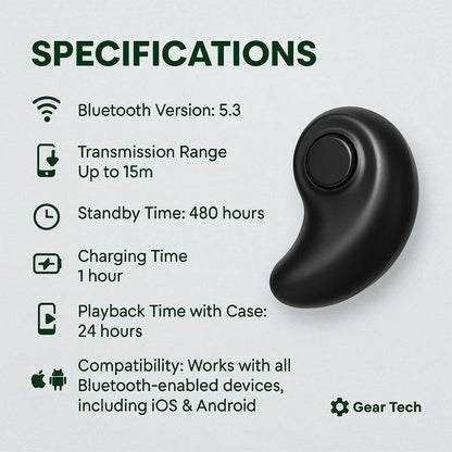Comfortable Sleep Earbuds Wireless Bluetooth Headphones