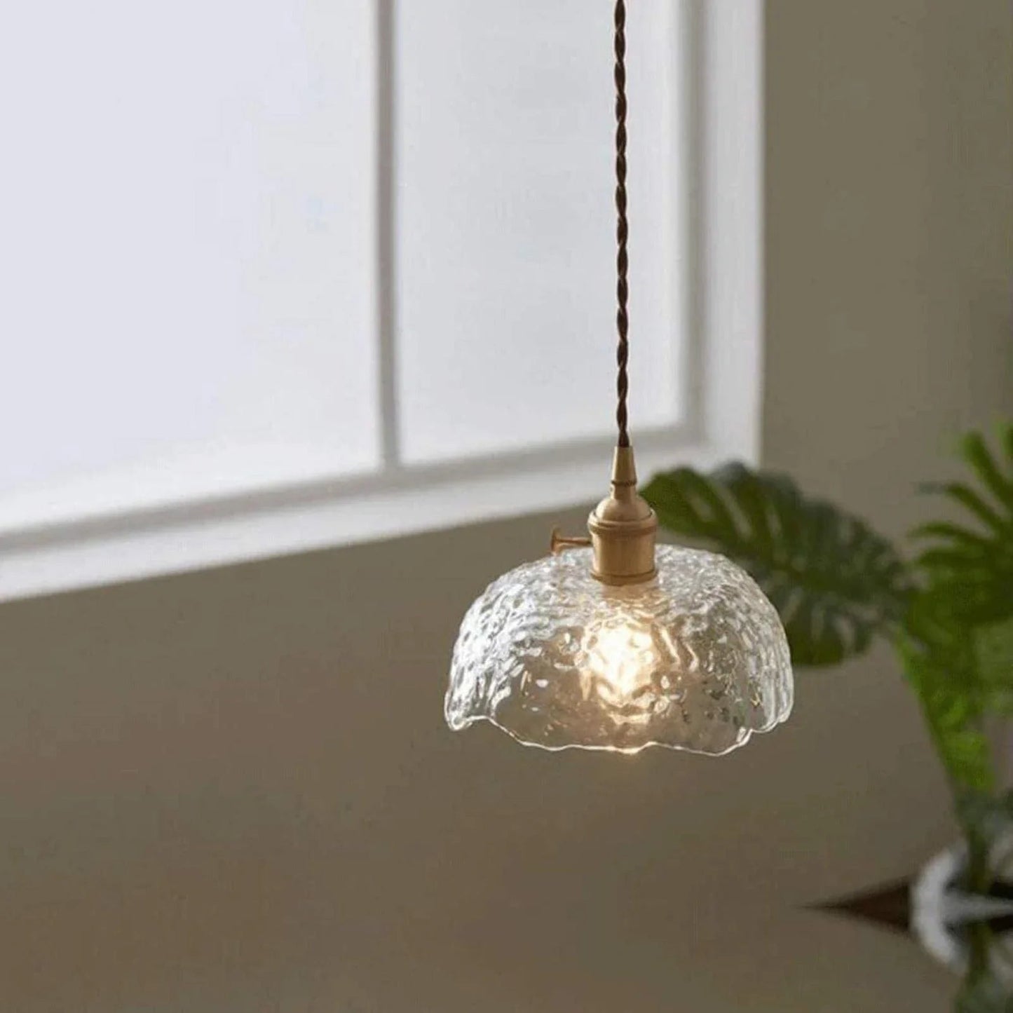 Classic Hanging Glass Drop Light