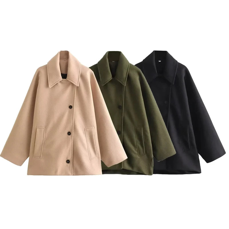 Isadora | Women's Warm Oversized Coat – Cozy Winter Style with Long Sleeves 5