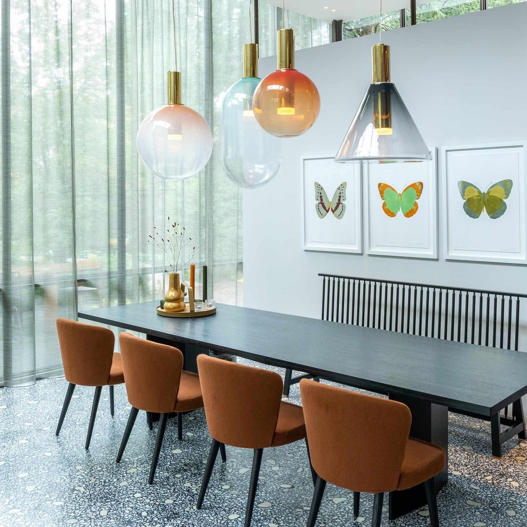 Stylish Colourful Glass Hanging Light