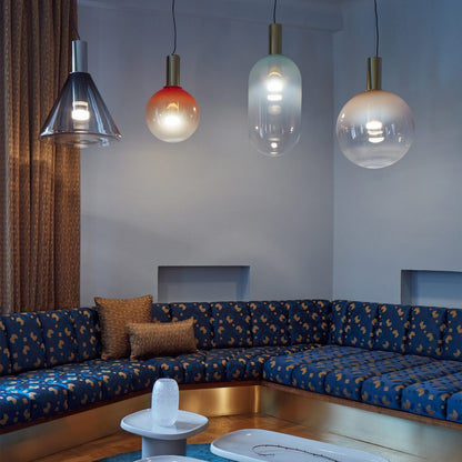 Stylish Colourful Glass Hanging Light