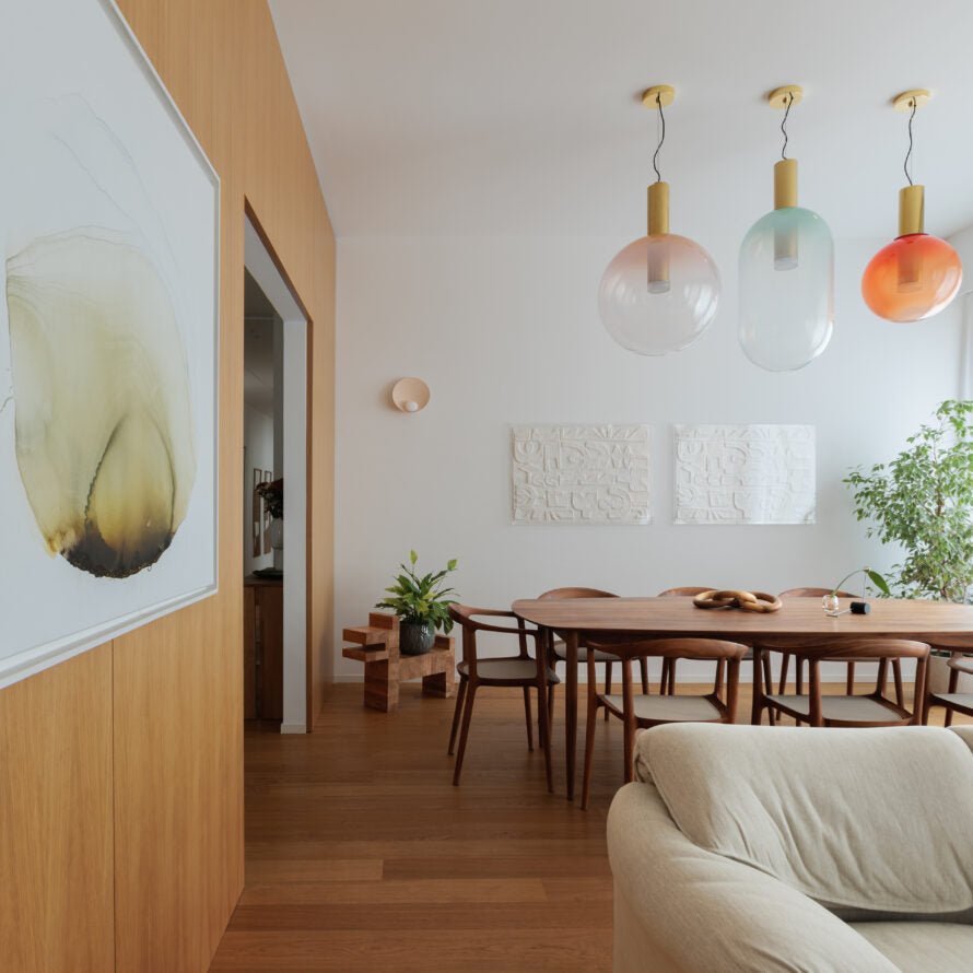 Stylish Colourful Glass Hanging Light