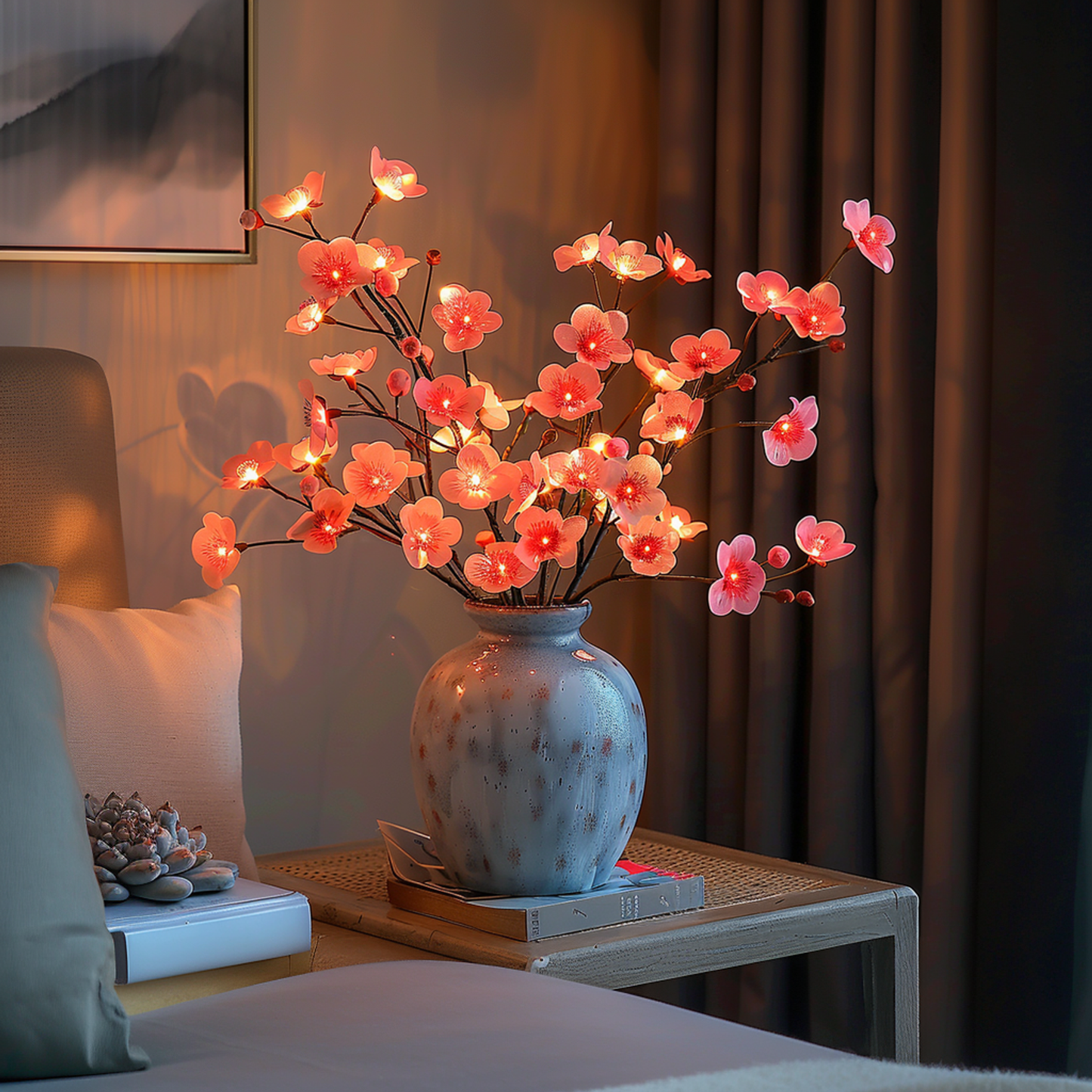 Calming Table Lamp with Soft Warm Light