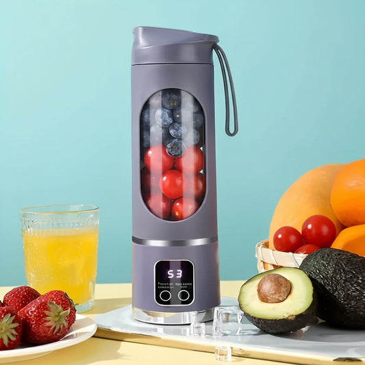 Compact USB Rechargeable Blender Bottle On The Go - Lusomart