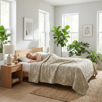 Soft Plush Decorative Throw Blanket for Home