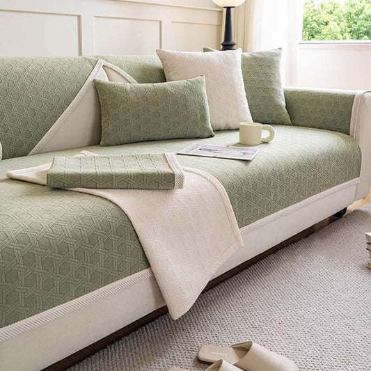 Stain Resistant Velvet Sofa Slipcover - Lusomart