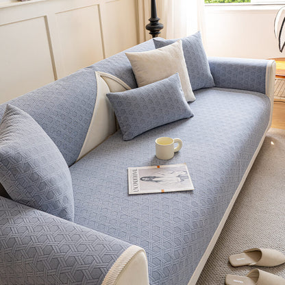 Stain Resistant Velvet Sofa Slipcover