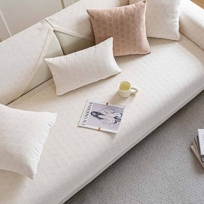 Stain Resistant Velvet Sofa Slipcover