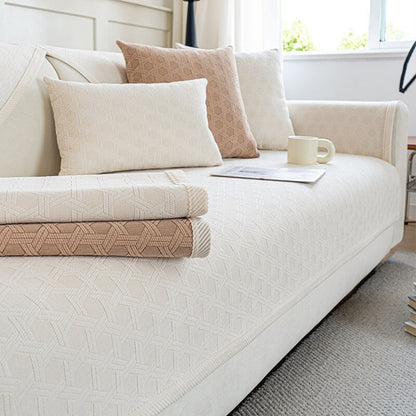 Stain Resistant Velvet Sofa Slipcover