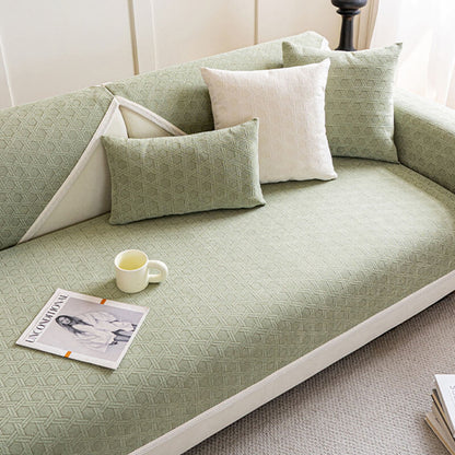 Stain Resistant Velvet Sofa Slipcover