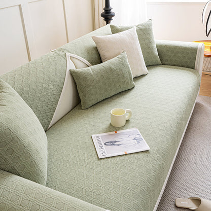 Stain Resistant Velvet Sofa Slipcover