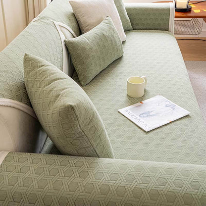 Stain Resistant Velvet Sofa Slipcover