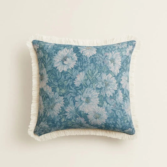 Traditional US Woven Fringe Pillow Cover - Lusomart