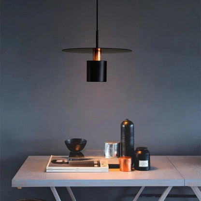 Sleek Round Hanging Ceiling Light