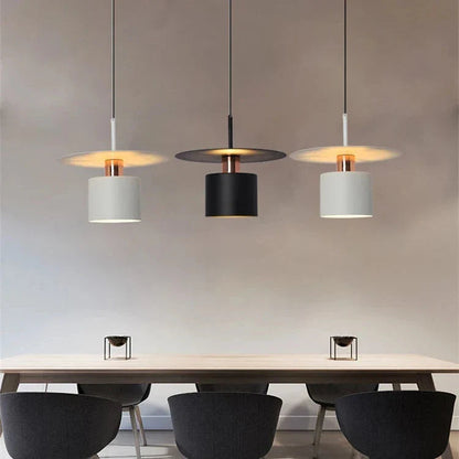 Sleek Round Hanging Ceiling Light