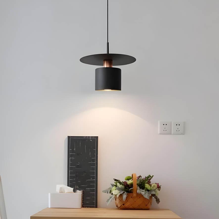 Sleek Round Hanging Ceiling Light