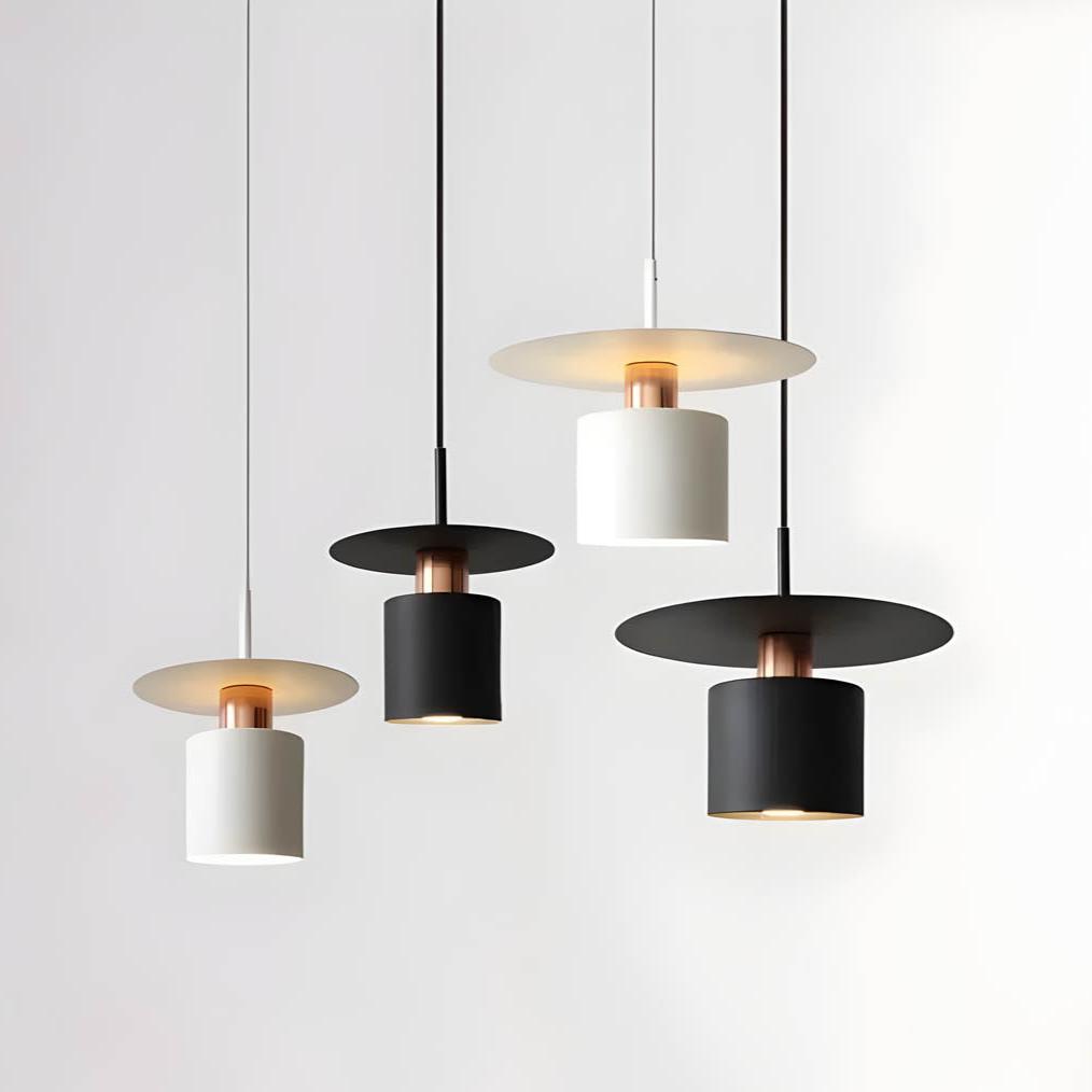 Sleek Round Hanging Ceiling Light