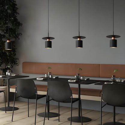 Sleek Round Hanging Ceiling Light