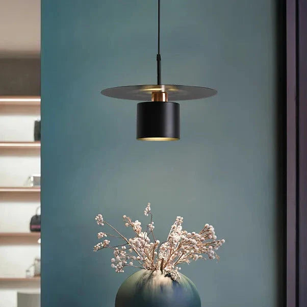Sleek Round Hanging Ceiling Light