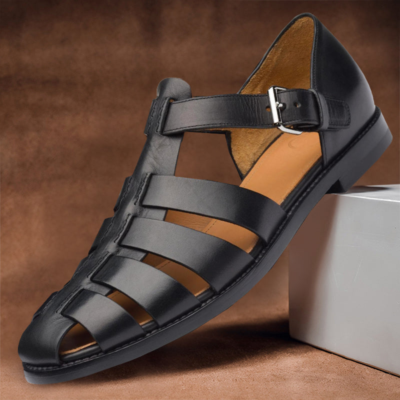 High Quality Leather Sandals for Men Summer