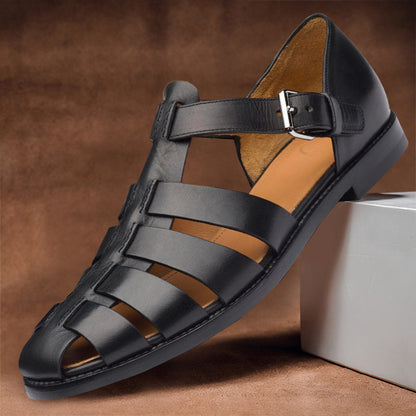 High Quality Leather Sandals for Men Summer