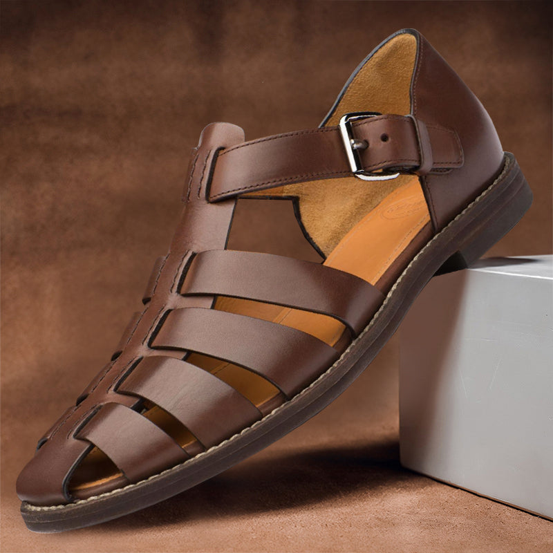 High Quality Leather Sandals for Men Summer
