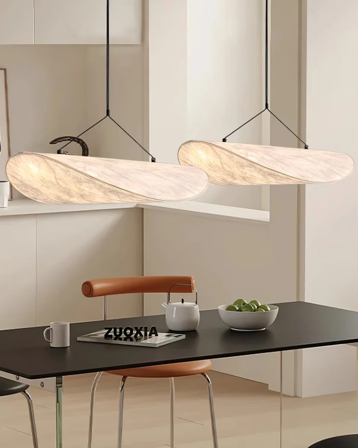 Rustic Wooden Table Lamp in Natural Style