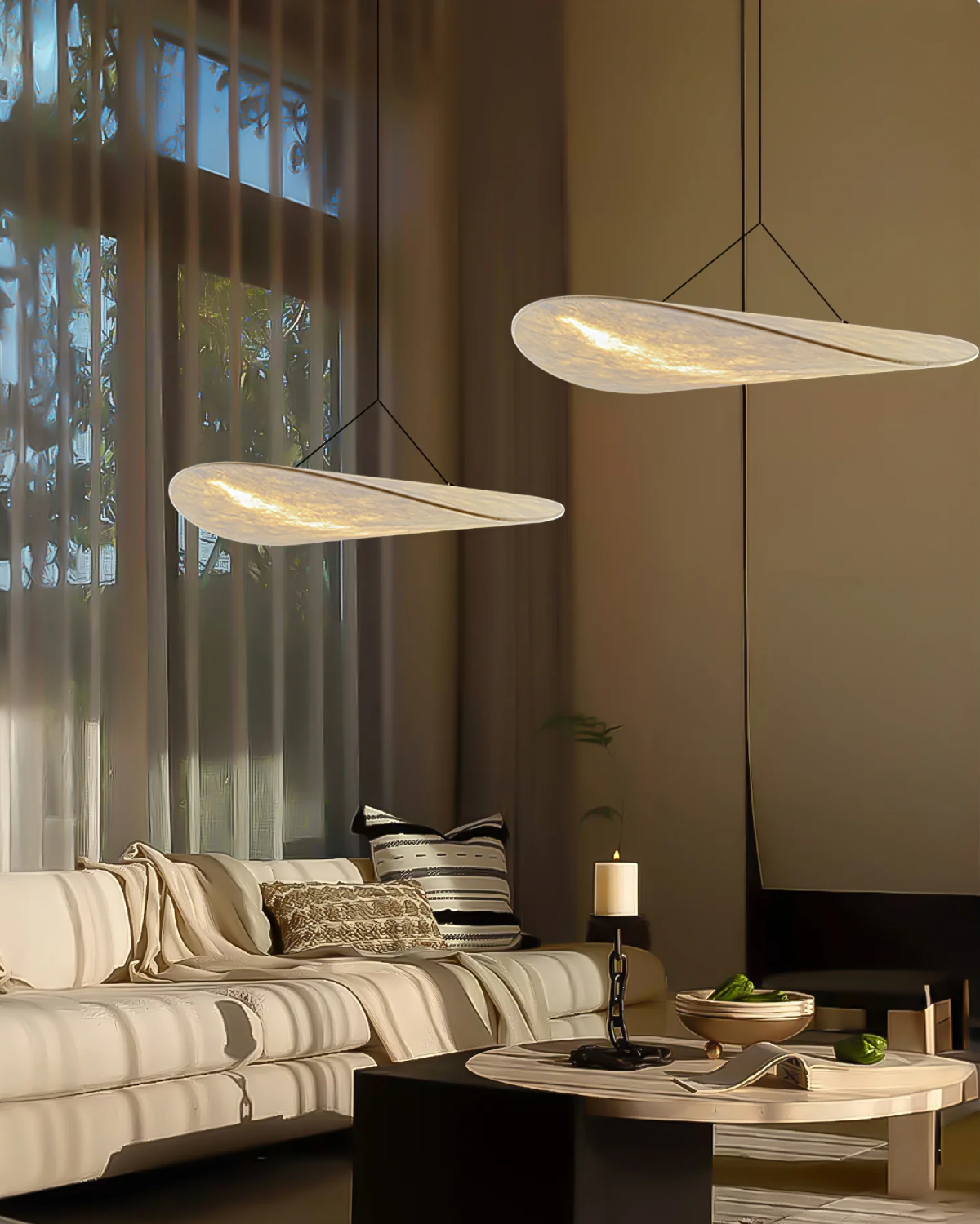 Rustic Wooden Table Lamp in Natural Style