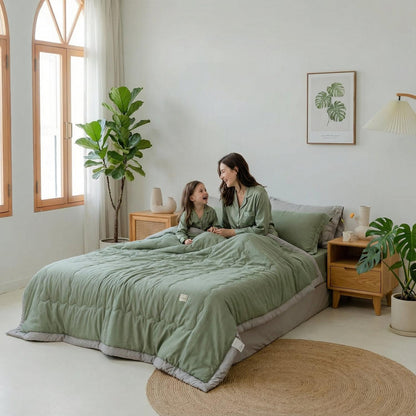 Breathable Summer Quilt Soft Cotton Bedspread
