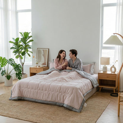 Breathable Summer Quilt Soft Cotton Bedspread