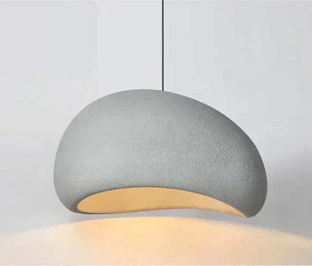 Stylish Concrete Table Lamp With Geometric Pattern