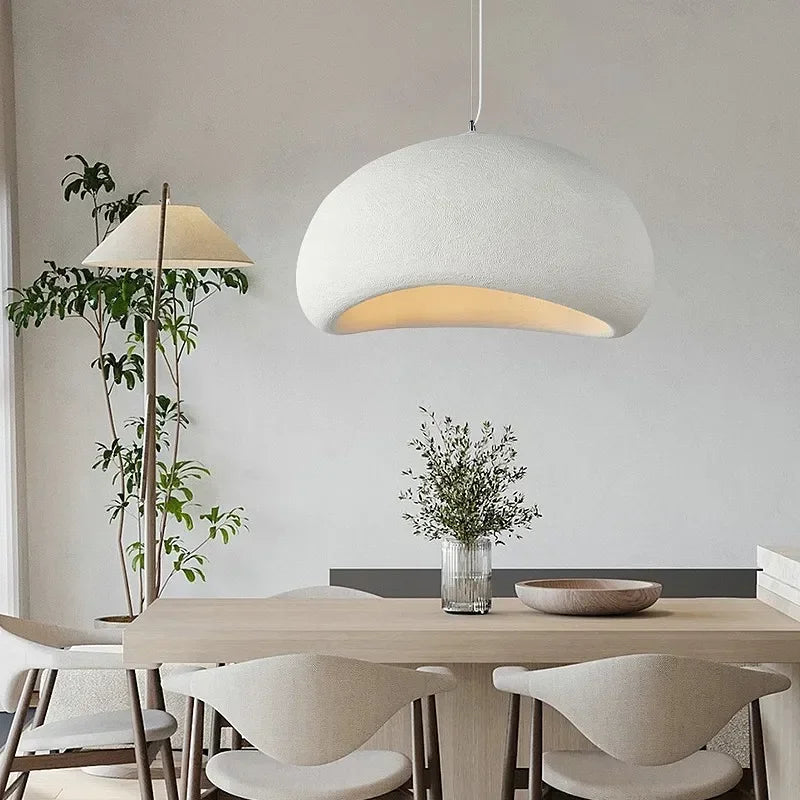 Stylish Concrete Table Lamp With Geometric Pattern